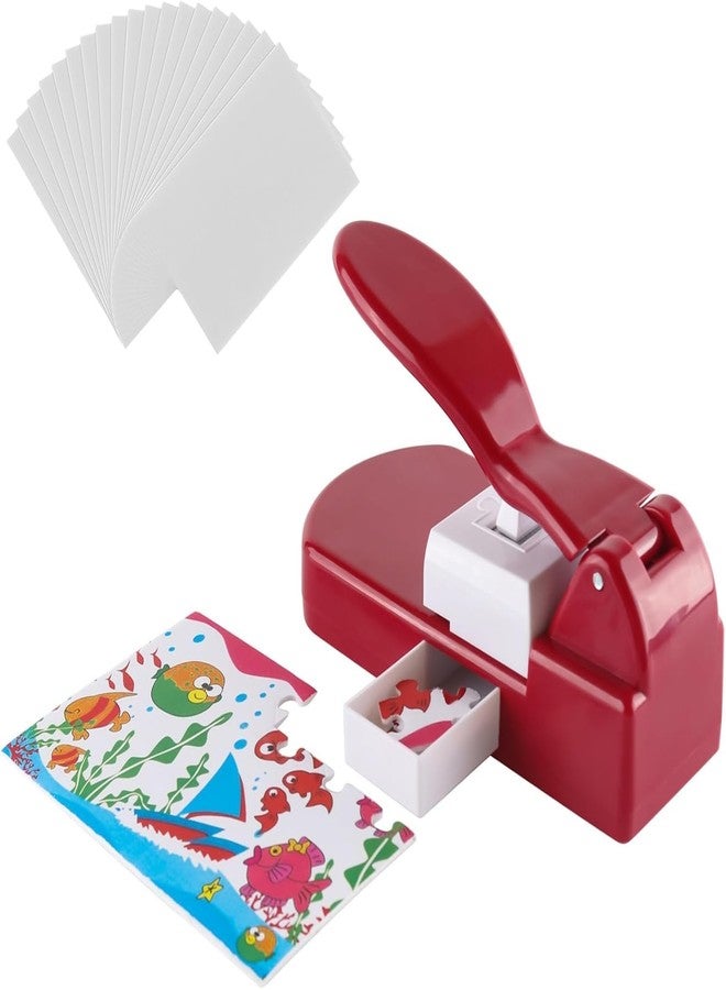 VPGS Puzzle Maker with 10 Adhesive Foam Picture & Photo Cutter, DIY Paper, Craft & Handmade Passer Puncher for 4x6 Puzzles - Image 1